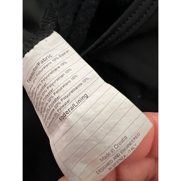 Campagnolo Cycle Bib Tights Pants  XL Textran Light Black - Picture 4 of 8